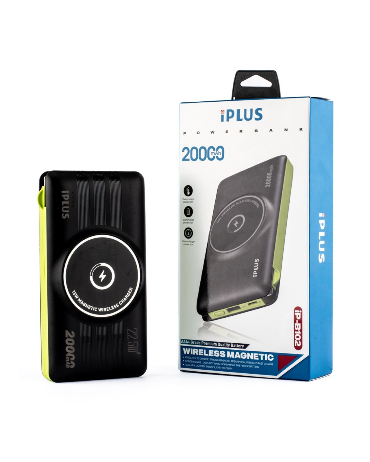 باور بانك لاسلكي مغناطيسي بقوة 20000 ملي أمبير